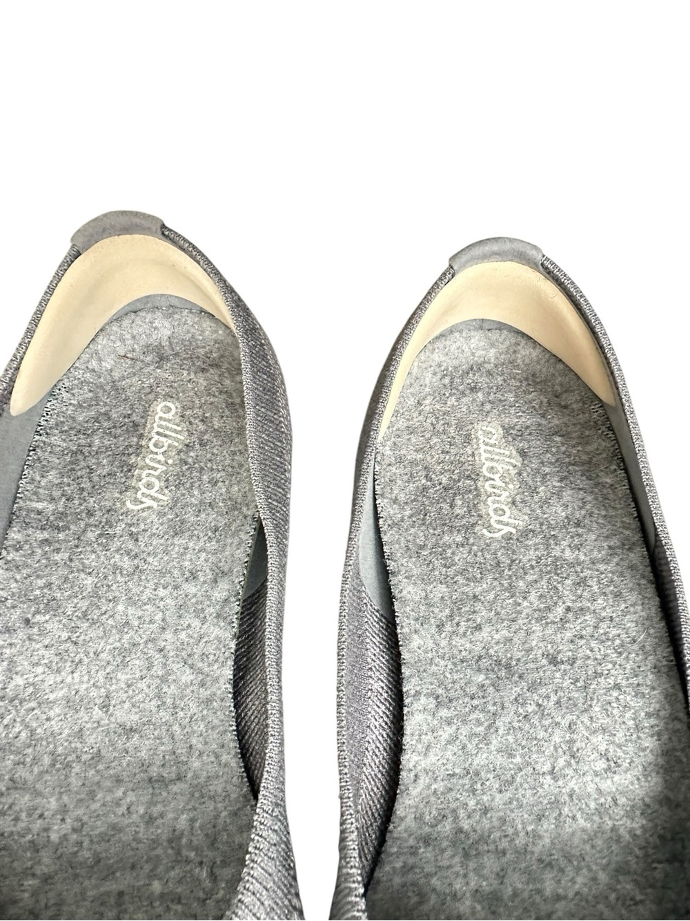 Allbirds Tree Breezer Flats Mist Grey Knit Merino Slip On Ballet Size 6.5 - Picture 4 of 11